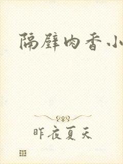 隔壁肉香小说