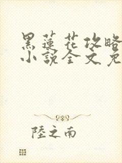 黑莲花攻略手册小说全文免费阅读笔趣阁