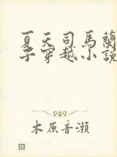 夏天司马兰九皇子穿越小说笔趣阁