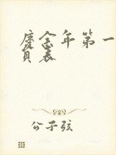 庆余年第一季演员表