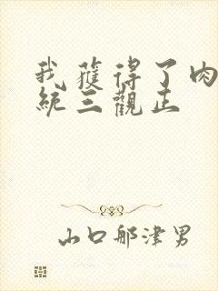 我获得了肉禽系统三观正