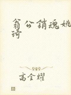 翁公销魂姚瑶琦琦