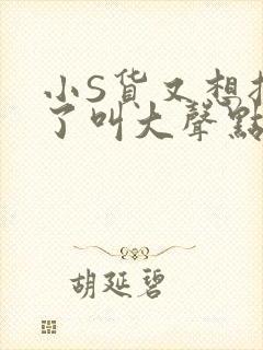 小S货又想挨C了叫大声点小
