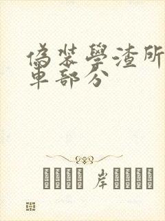 伪装学渣所有开车部分