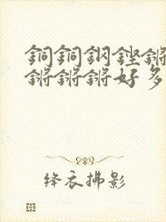 铜铜钢铿锵锵锵锵锵锵好多少阅读