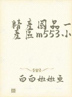 精产国品一二三产区m553小说