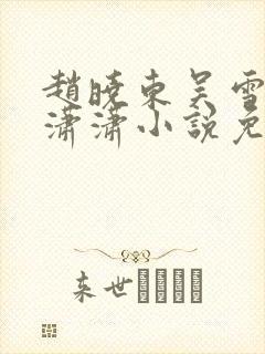 赵晓东吴雪晴王潇潇小说免费阅读