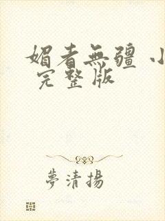 媚者无疆 小说 完整版