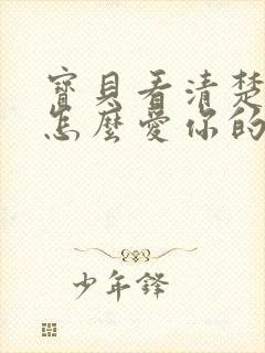 宝贝看清楚我是怎么爱你的小说