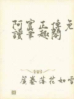 阿宾正传免费阅读笔趣阁