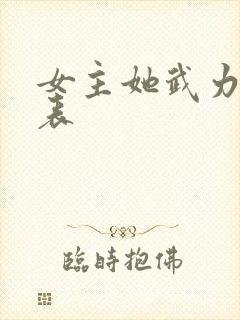 女主她武力值爆表