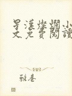 星汉灿烂小说全文免费阅读