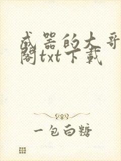 成器的大哥笔趣阁txt下载