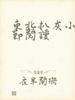 东北扒灰小说分节阅读