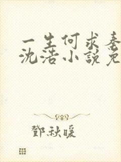 一生何求秦菲雪沈浩小说免费阅读全文笔趣阁