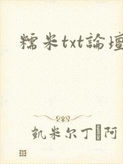 糯米txt论坛