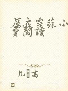 厉夜霆苏小汐免费阅读