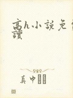 高h小说免费阅读