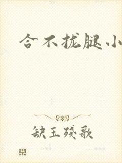 合不拢腿小说