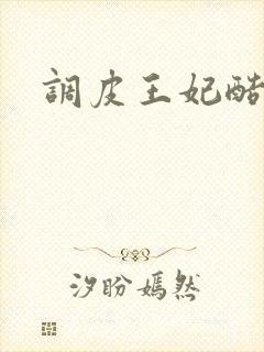 调皮王妃酷王爷