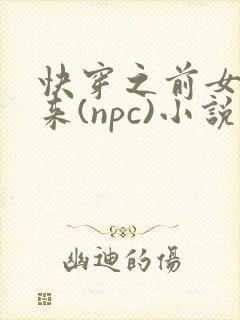 快穿之前女友归来(npc)小说免费阅读