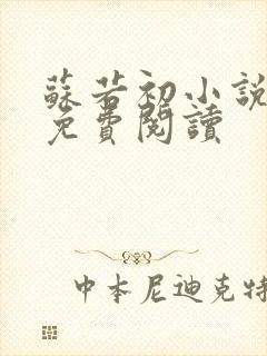 苏若初小说全文免费阅读