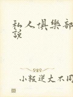 私人俱乐部 小说