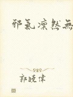 邪气凛然无弹窗