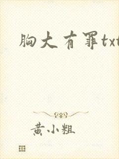 胸大有罪txt