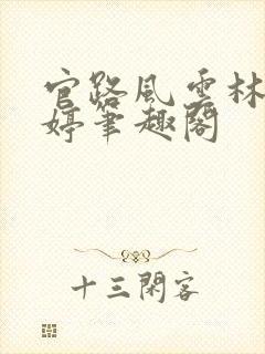 官路风云林海姜婷笔趣阁