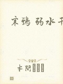 寒鸦 弱水千流