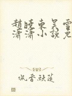 赵晓东吴雪晴王潇潇小说免费阅读