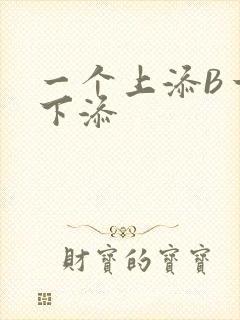 一个上添B一个下添