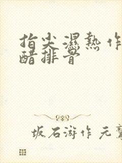 指尖湿热作者糖醋排骨