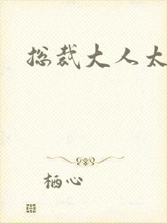 总裁大人太勇猛