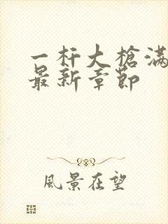 一杆大枪满屋扫最新章节