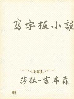 写字板小说