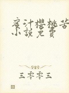 蜜汁樱桃苦咖啡小说免费