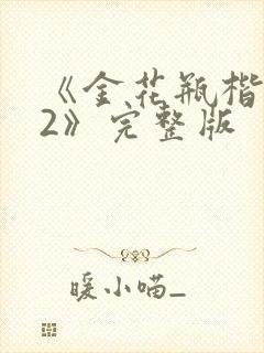 《金花瓶楷梅花2》完整版