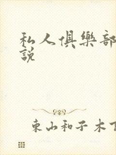 私人俱乐部 小说