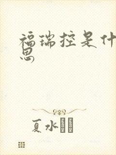 福瑞控是什么意思