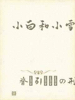 小白和小雪