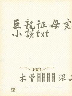 巨龙征母完结版小说txt