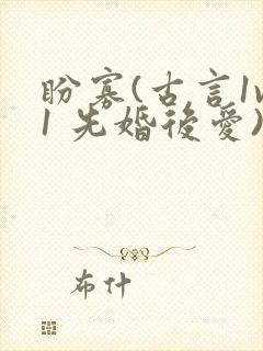 盼寡(古言1v1 先婚后爱)荔枝好多