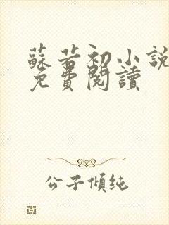 苏若初小说全文免费阅读