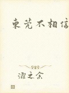 东莞不相信眼泪