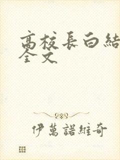 高校长白结小说全文