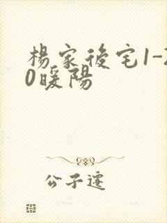 杨家后宅1-20暖阳