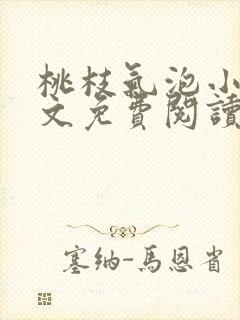 桃枝气泡小说全文免费阅读