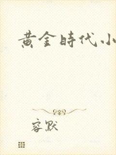黄金时代小说